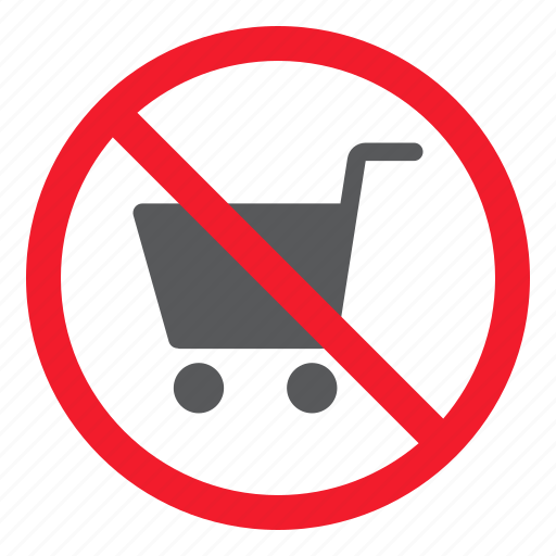 Ban, cart, forbidden, no, prohibition, shopping, stop icon - Download on Iconfinder