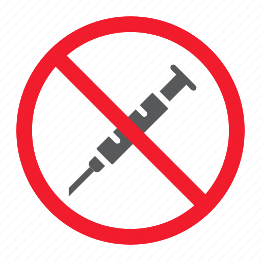 Ban, forbidden, injection, no, prohibition, stop, syringe icon - Download on Iconfinder