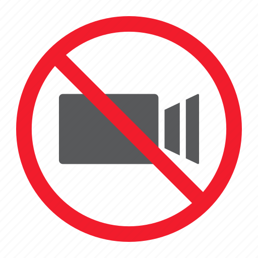 Ban, camera, forbidden, no, prohibition, stop, video icon - Download on Iconfinder