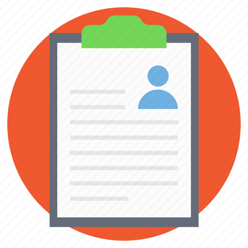 Cv, employment document, personal account, profile, resume icon - Download on Iconfinder