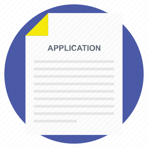 Application form, application interface, job application, loan application icon - Download on Iconfinder