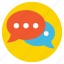 chat bubbles, conversation, live chat, speech bubble, typing communication 