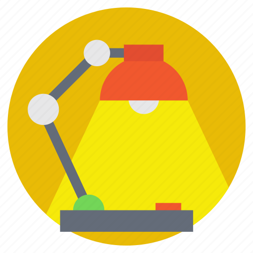 Desk lamp, electric appliance, reading lamp, table lamp, table light icon - Download on Iconfinder