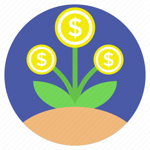 Business profit, dollar plant, financial growth, money growth, money plant icon - Download on Iconfinder