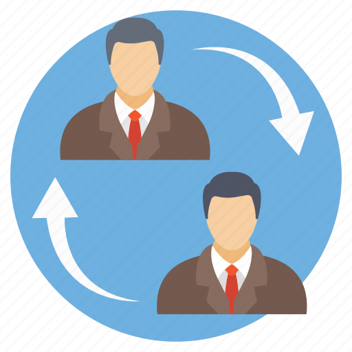 Employee change, professional switching, staff replacement, staff turnover, team management icon - Download on Iconfinder