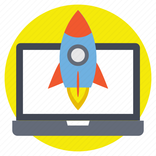 Business startup, new project, project innovation, rocket launch, website launch icon - Download on Iconfinder