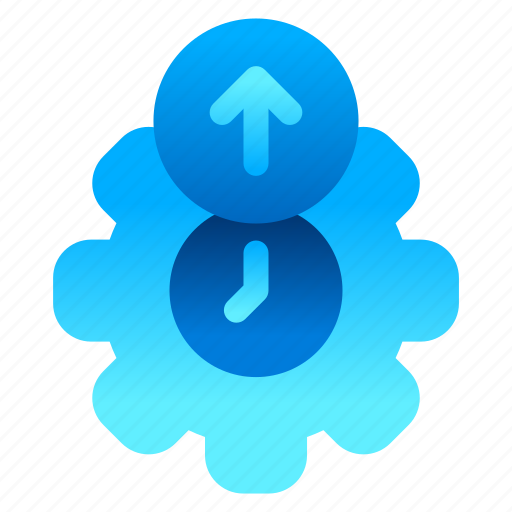 Process, progress, time, gear icon - Download on Iconfinder