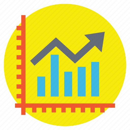 Financial report, growth analysis, line graph analytics, project analysis, sales report icon - Download on Iconfinder