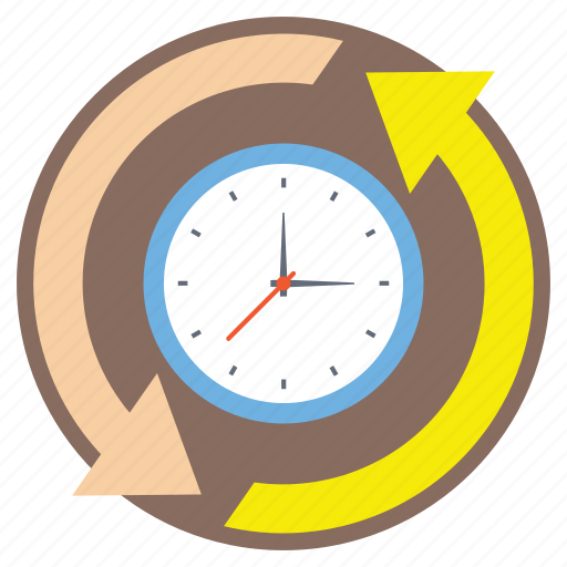 Around the clock, time cycle, time management, time processing, time rotation icon - Download on Iconfinder