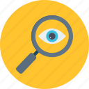cyber security, find, magnifier, searching, view