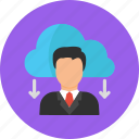 cloud computing, cloud person, cloud profile, user cloud, weather