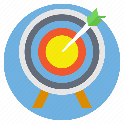 Archery, business target, dartboard game, goal achievement, target achievement icon - Download on Iconfinder