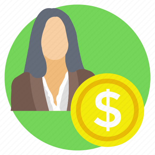 Business mind, businessman, coin with women, entrepreneur, investor icon - Download on Iconfinder