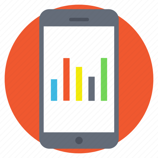 Analytics, infographic report, mobile analytics, mobile technology, statistic analysis icon - Download on Iconfinder