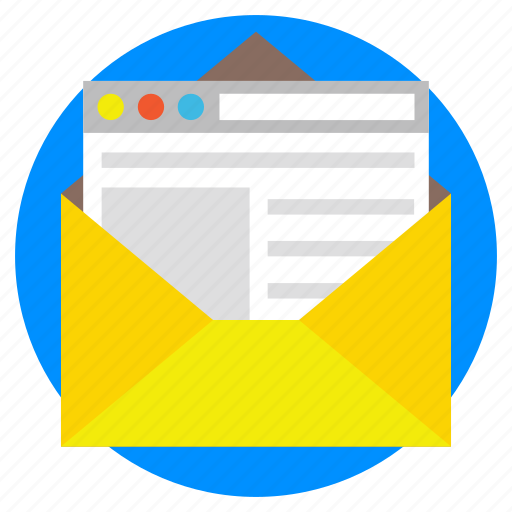 Correspondence, email document, email marketing, email service, viral marketing icon - Download on Iconfinder