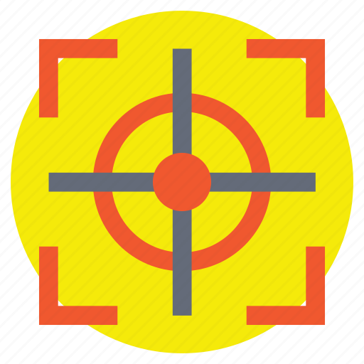 Focus, goal achievement, monitoring, sniper point, target icon - Download on Iconfinder