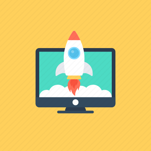 Business startup, rocket, rocket launch, spacecraft, startup launch icon - Download on Iconfinder