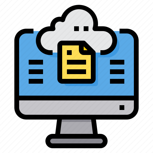 Cloud, computer, data, file, storage icon - Download on Iconfinder