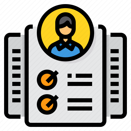 Human, interview, job, list, resource, resume icon - Download on Iconfinder