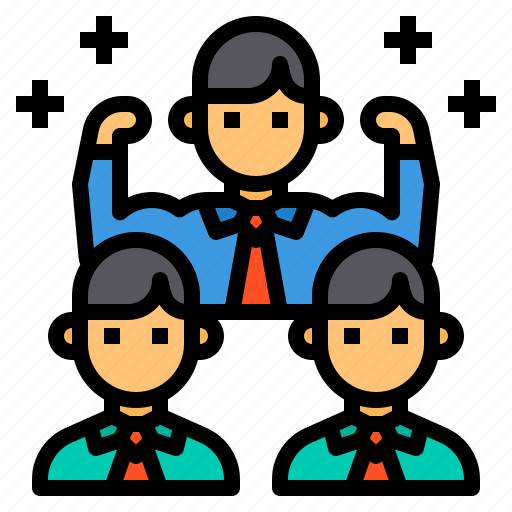Collaborate, leader, network, strong, teamwork icon - Download on Iconfinder