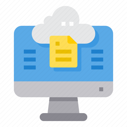 Cloud, computer, data, file, storage icon - Download on Iconfinder