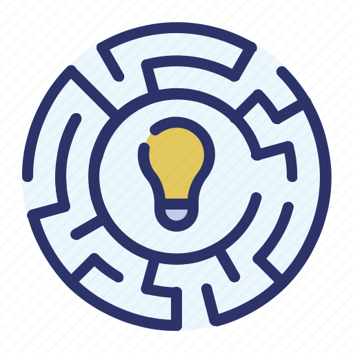 Business, challenge idea, creativity, marketing, maze, project management, solution icon - Download on Iconfinder