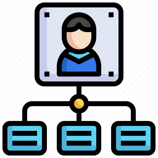 Flowchart, organisation, structure, relation, hierarchy icon - Download on Iconfinder