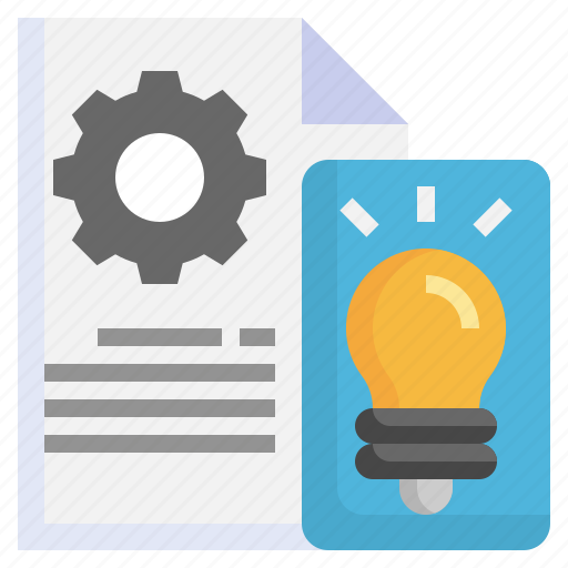 Project, innovation, idea, document, implement icon - Download on Iconfinder