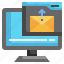 send, mail, email, communications, message, screen 