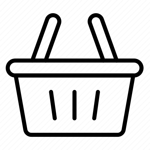 Basket, supermarket, wicker, shopping, picnic icon - Download on Iconfinder