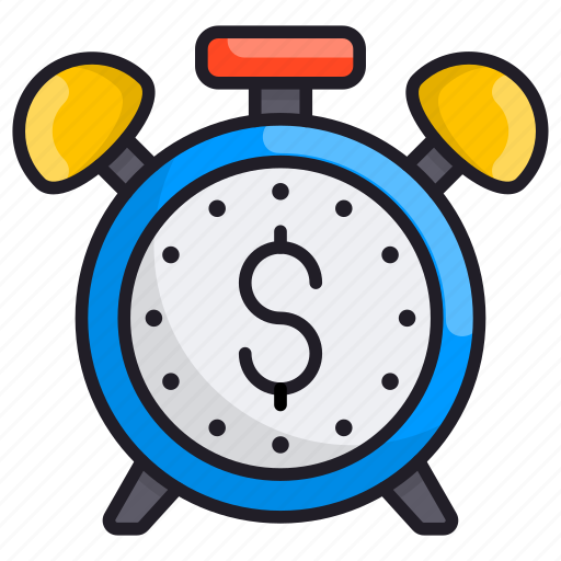 Minute, currency, dollar, money, clock icon - Download on Iconfinder