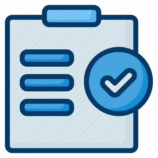 Checkmark, list, checklist, shopping, done, compliance, check mark icon - Download on Iconfinder