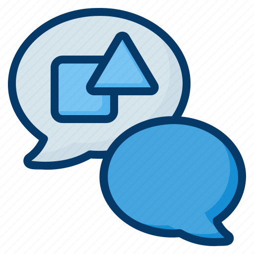 Discussion, chat, bubble, conversation, communications, message, collaboration icon - Download on Iconfinder