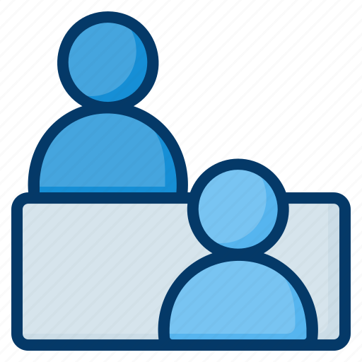 Interview, teamwork, meeting, businessman, people, business, one on one icon - Download on Iconfinder
