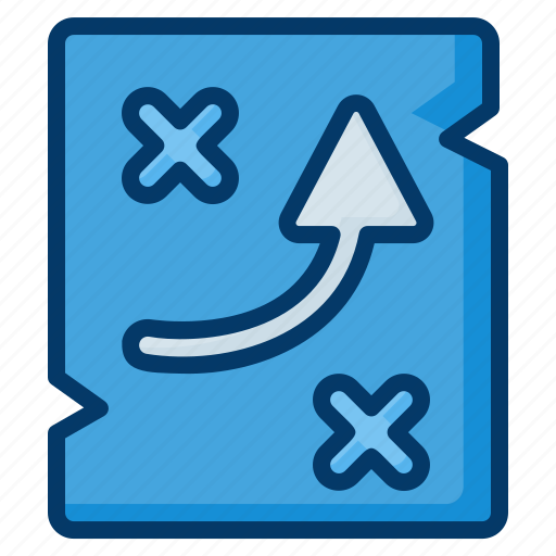 Strategy, map, plan, sport, tactical, tactics, planning icon - Download on Iconfinder