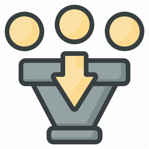 Funnel, business, investment, filtering, currency, economy, sales icon - Download on Iconfinder