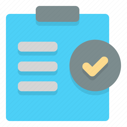 Checkmark, list, checklist, shopping, done, compliance, check mark icon - Download on Iconfinder