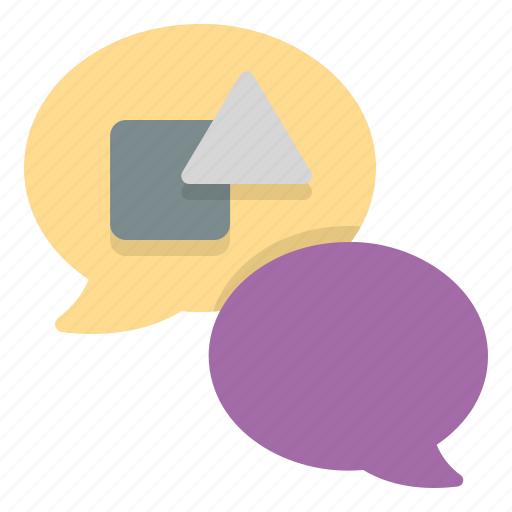 Discussion, chat, bubble, conversation, communications, message, collaboration icon - Download on Iconfinder