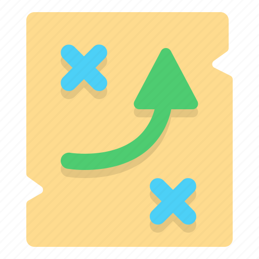 Strategy, map, plan, sport, tactical, tactics, planning icon - Download on Iconfinder