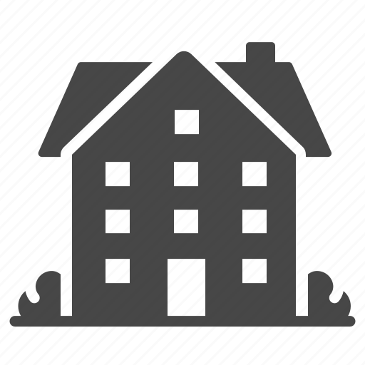 Accommodation, building, estate, home, house, property icon - Download on Iconfinder