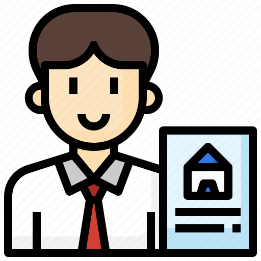 Agent, seller, professions, jobs, real, estate icon - Download on Iconfinder