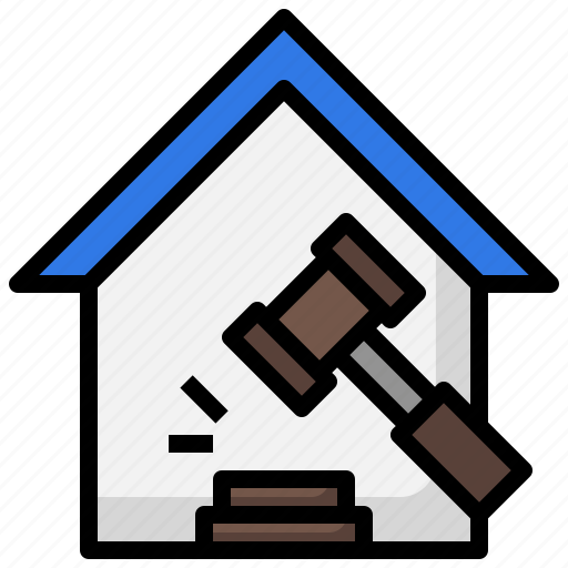 Auction, real, estate, house, home icon - Download on Iconfinder
