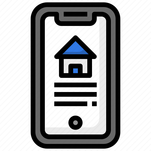 Smartphone, real, estate, cellphone, property icon - Download on Iconfinder