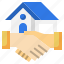 agreement, handshake, real, estate, house, home 