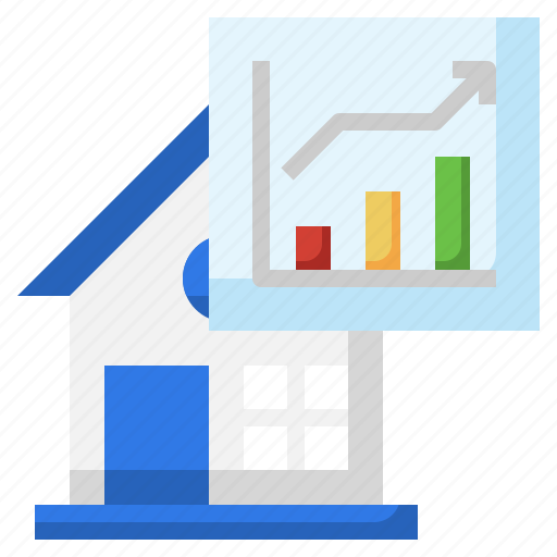 Mortgage, real, estate, analytics, house, home icon - Download on Iconfinder