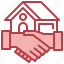 agreement, handshake, real, estate, house, home 