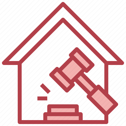 Auction, real, estate, house, home icon - Download on Iconfinder