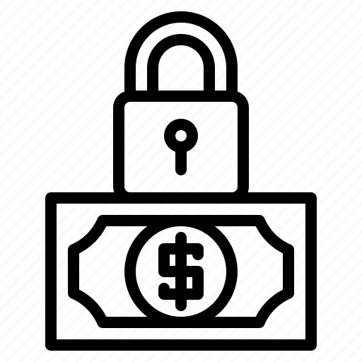 Money, finance, security, lock, safety, protection icon - Download on Iconfinder