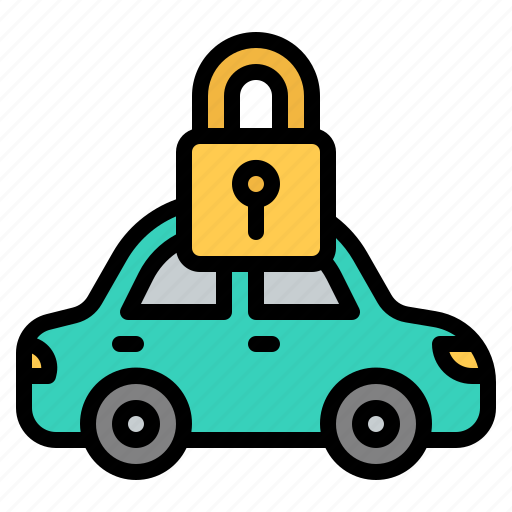 Car, transportation, security, lock, safety, protection icon - Download on Iconfinder