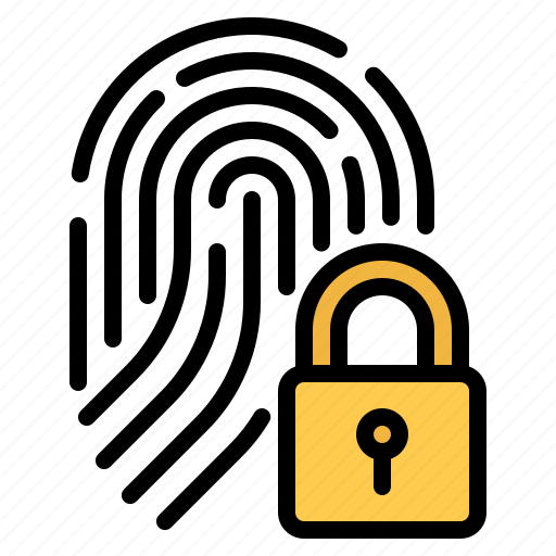Fingerprint, security, lock, safety, protection, scanner, authentication icon - Download on Iconfinder